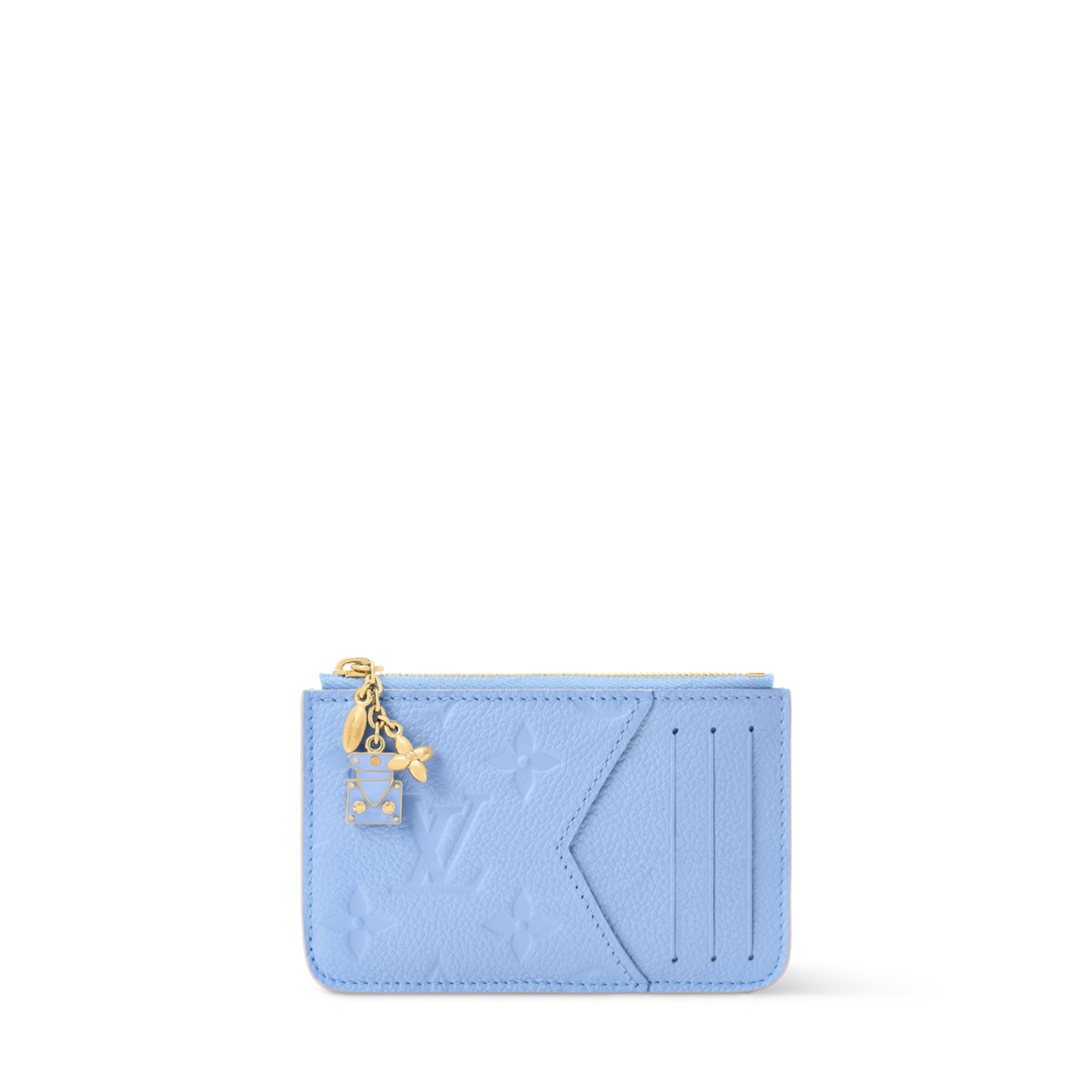 Louis Vuitton カードホルダー ブルー Romy Card Holder Monogram Empreinte Leather - Wallets and Small